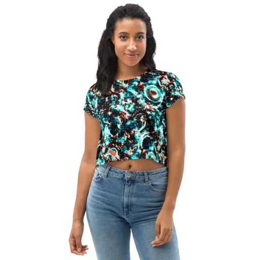 Whirlpool Dream on a Crop Tee