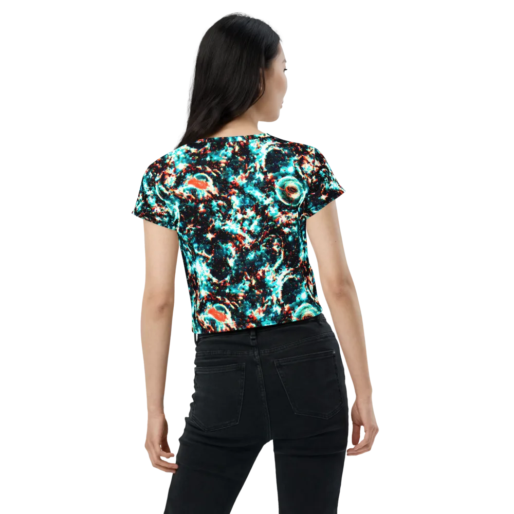 Whirlpool Dream on Crop Tee — Back