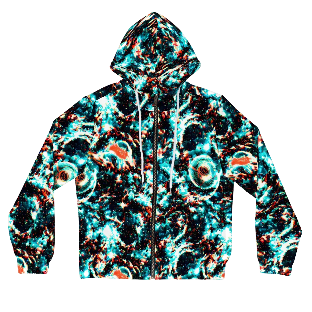 Whirlpool Dream on Women's Full-Zip Hoodie — Front