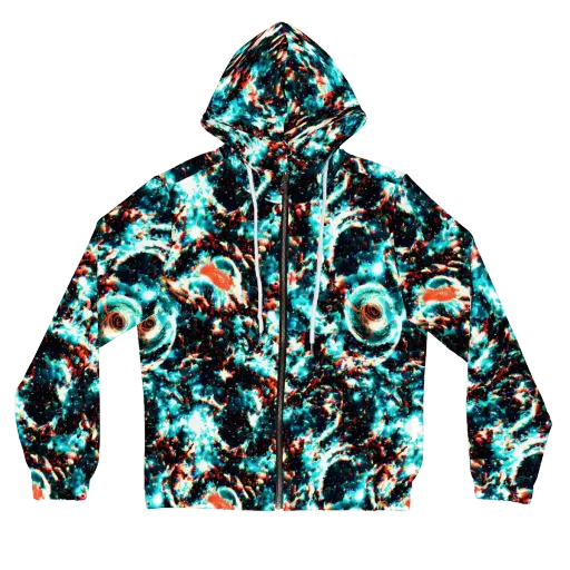 Whirlpool Dream on a Women's Full-Zip Hoodie