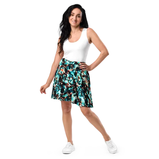 Whirlpool Dream on a Skater Skirt