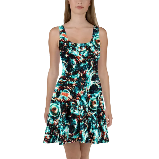 Whirlpool Dream on a Skater Dress