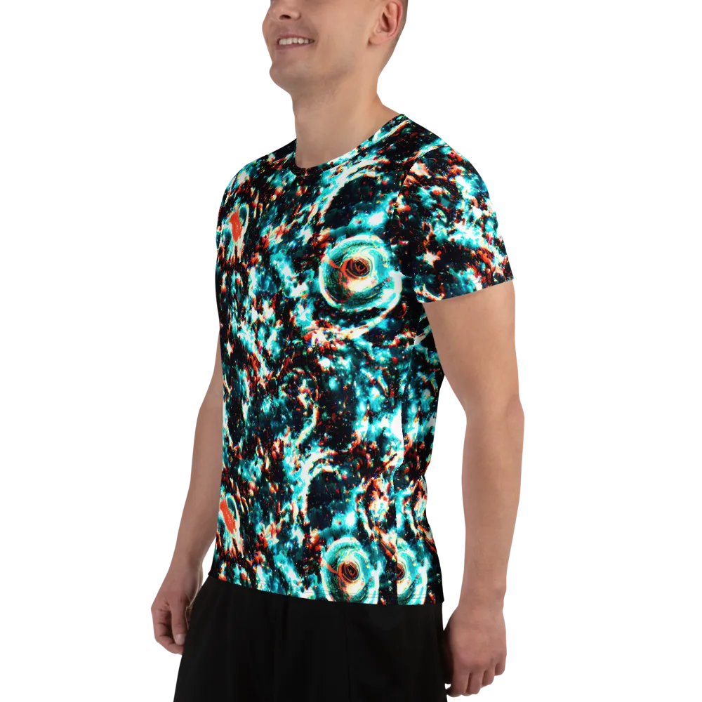 Whirlpool Dream on Men's Athletic T-Shirt — Left