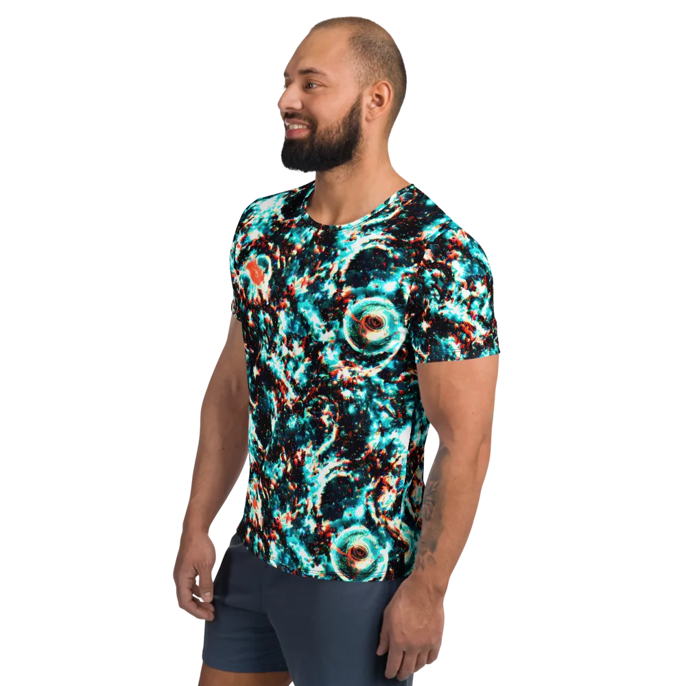 Whirlpool Dream on Men's Athletic T-Shirt — Left