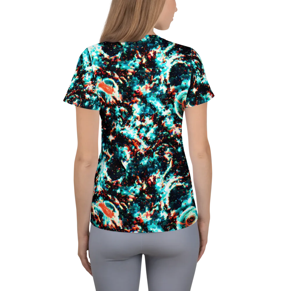 Whirlpool Dream on Women's Athletic T-Shirt — Back