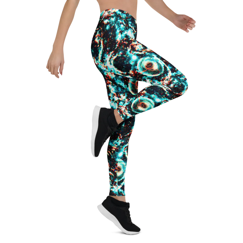 Whirlpool Dream on Leggings — Right