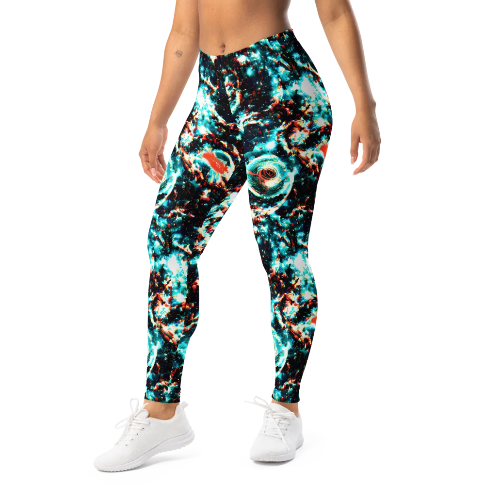 Whirlpool Dream on Leggings — Left Front