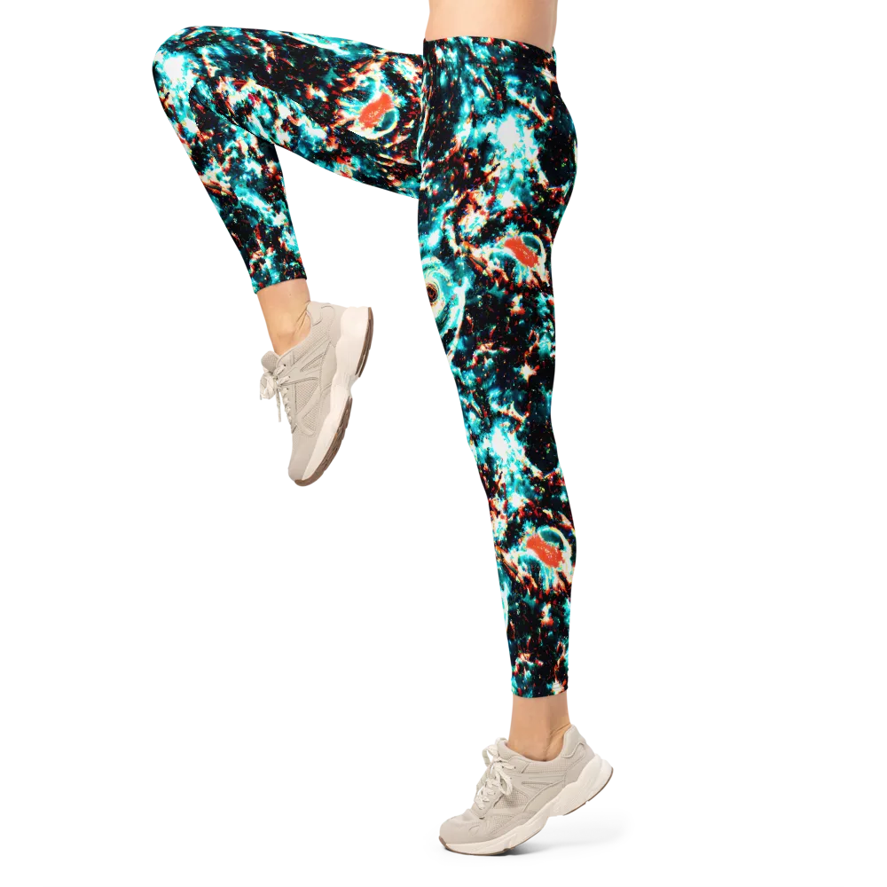 Whirlpool Dream on Leggings — Left