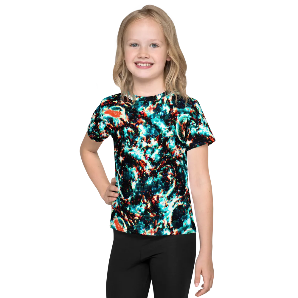 Whirlpool Dream on Kids Crew Neck T-Shirt — Front