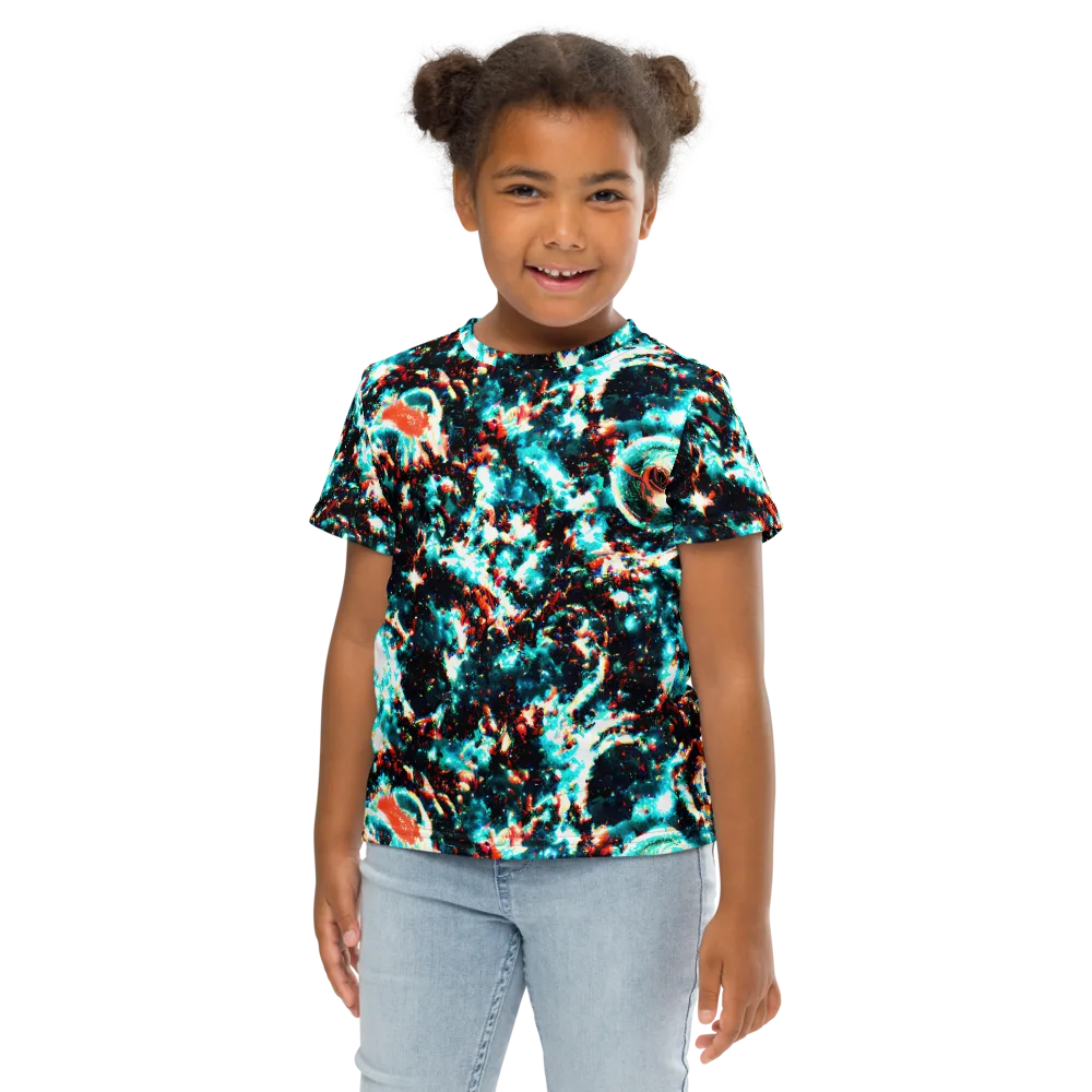 Whirlpool Dream on Kids Crew Neck T-Shirt — Front