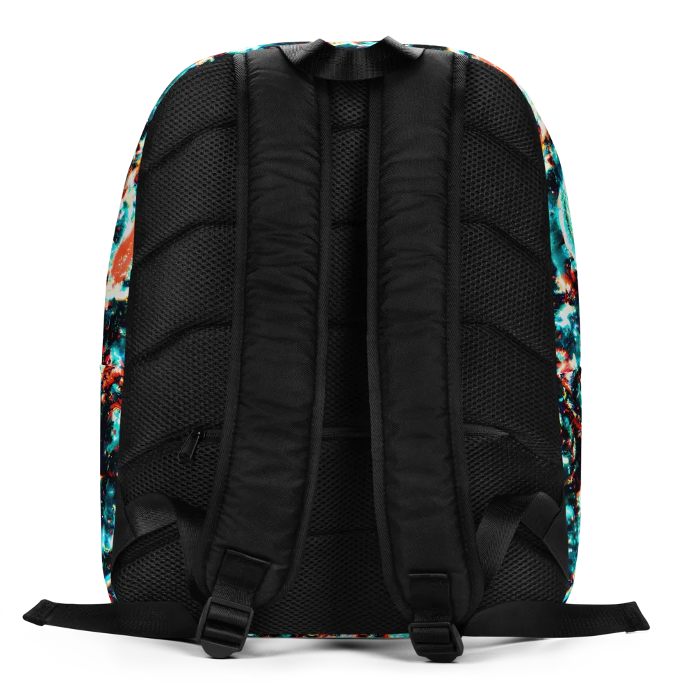 Whirlpool Dream on Minimalist Backpack — Back