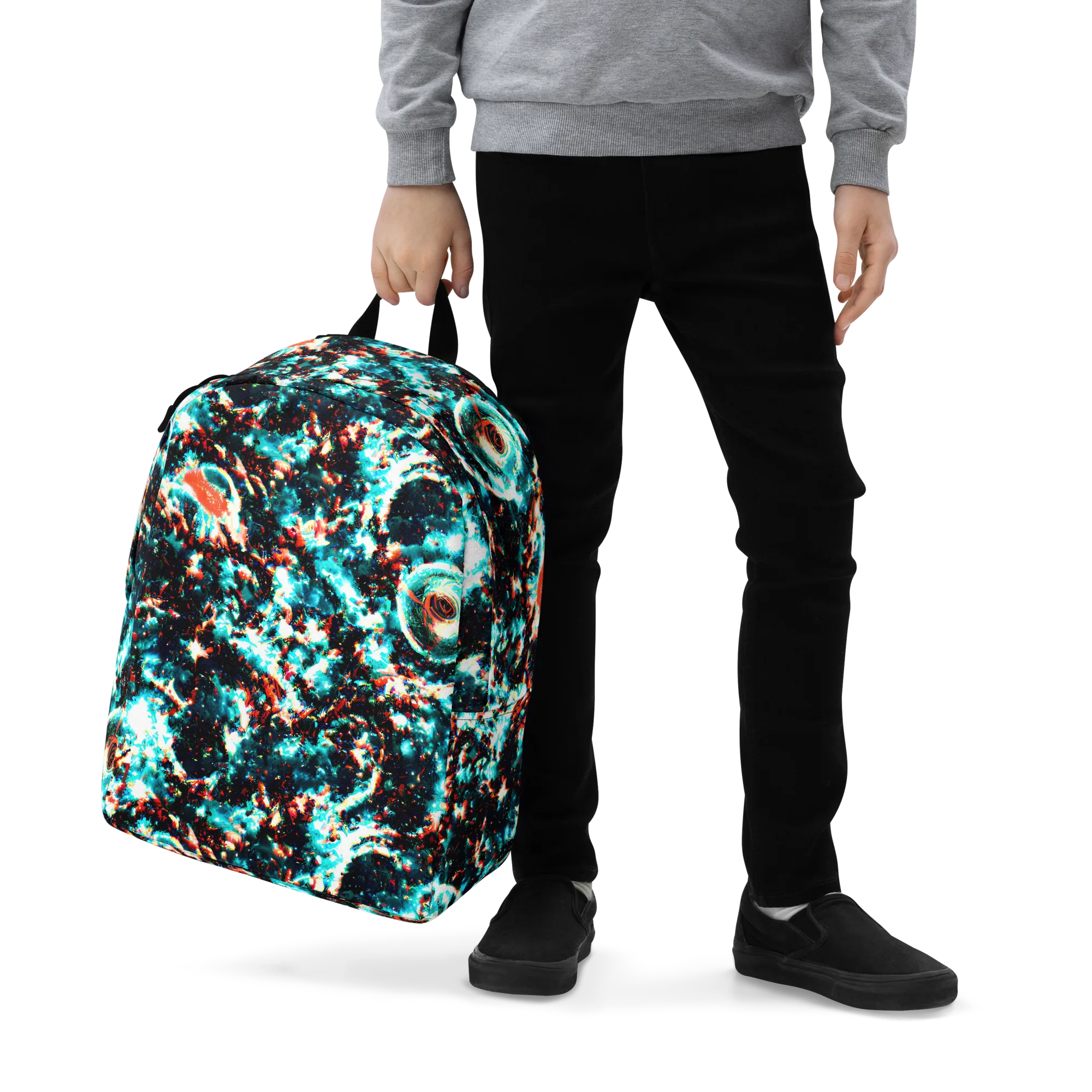 Whirlpool Dream on Minimalist Backpack — Zoomed-in