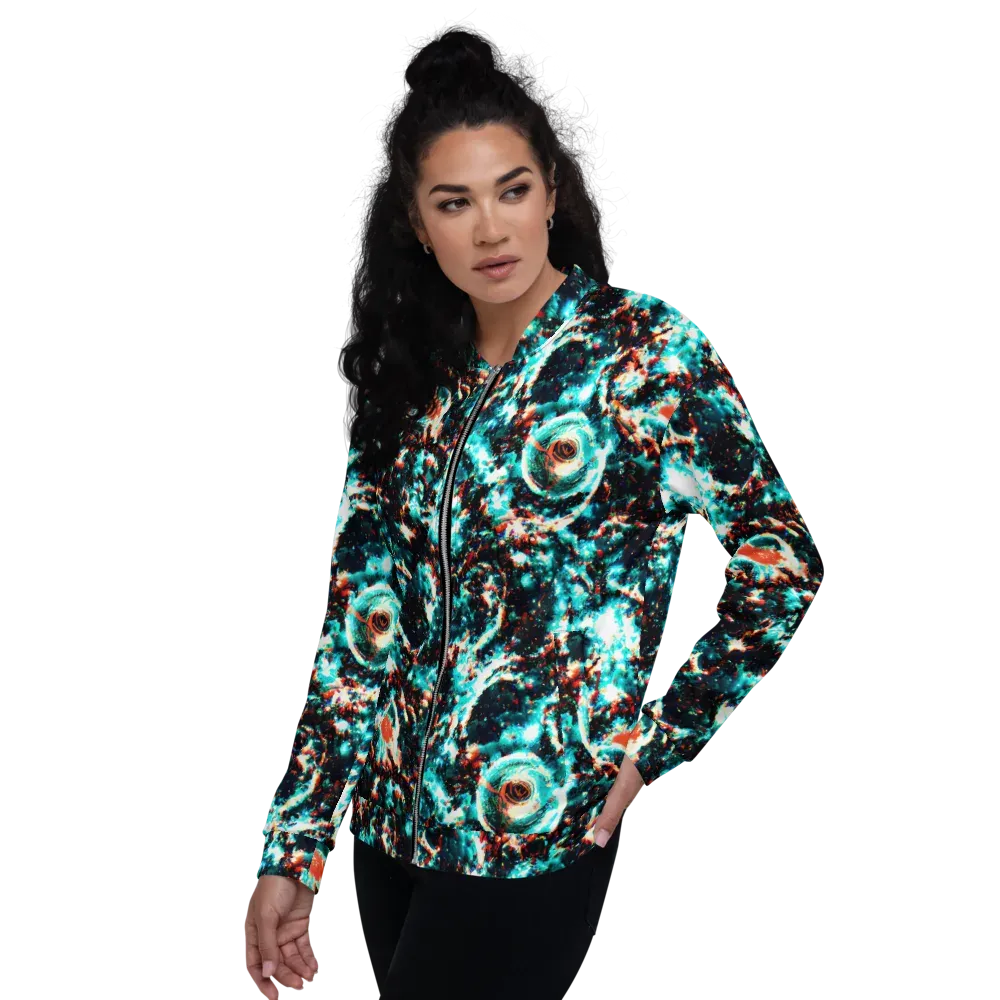 Whirlpool Dream on Bomber Jacket — Left