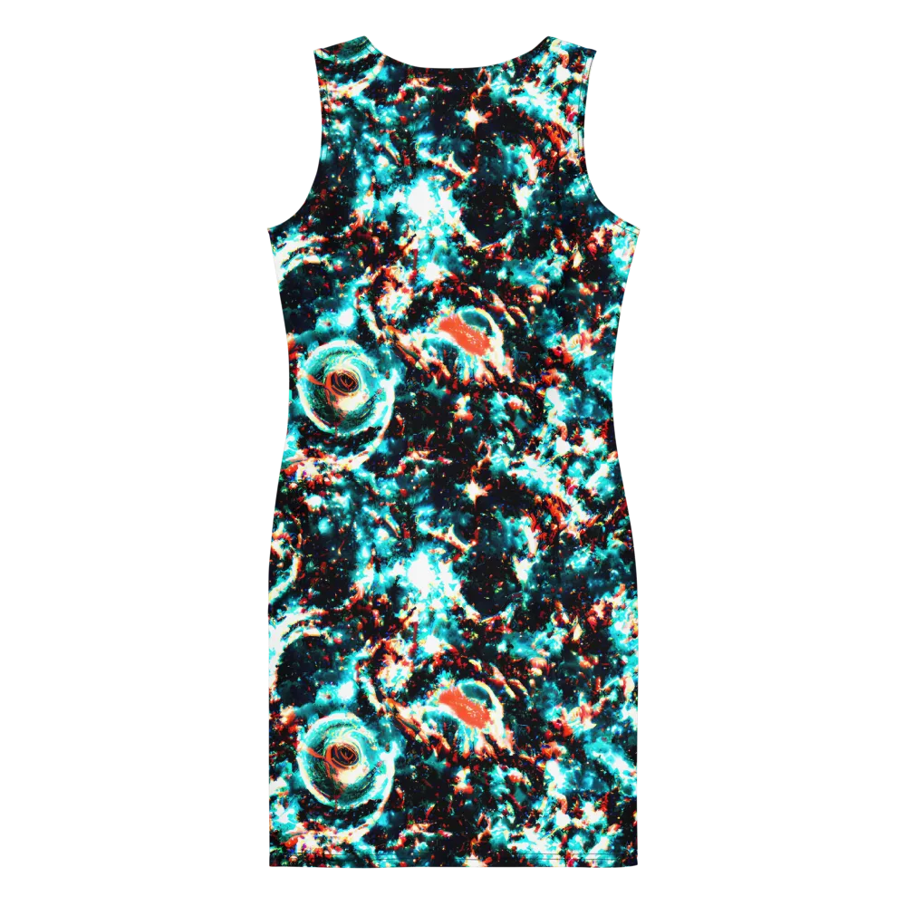 Whirlpool Dream on Bodycon Dress — Back