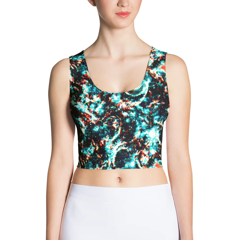 Whirlpool Dream on Crop Top — Front