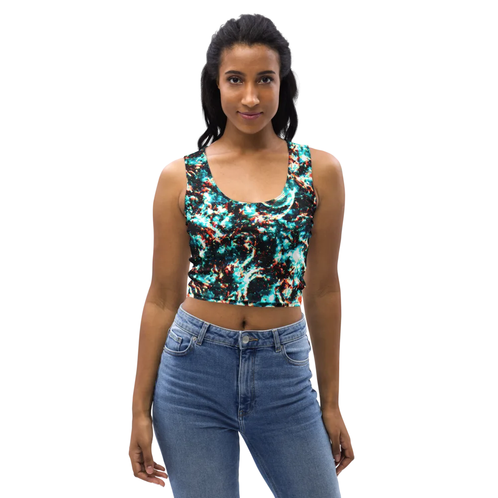Whirlpool Dream on Crop Top — Front
