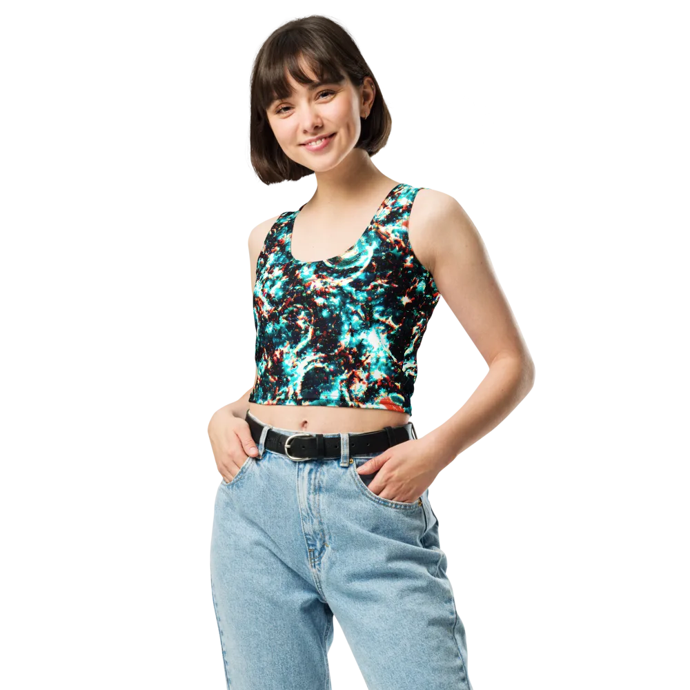 Whirlpool Dream on Crop Top — Front