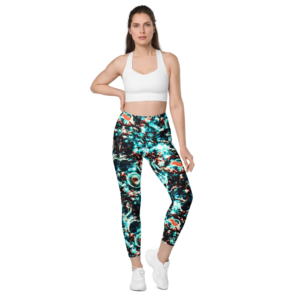 Whirlpool Dream on Leggings with Pockets — Front