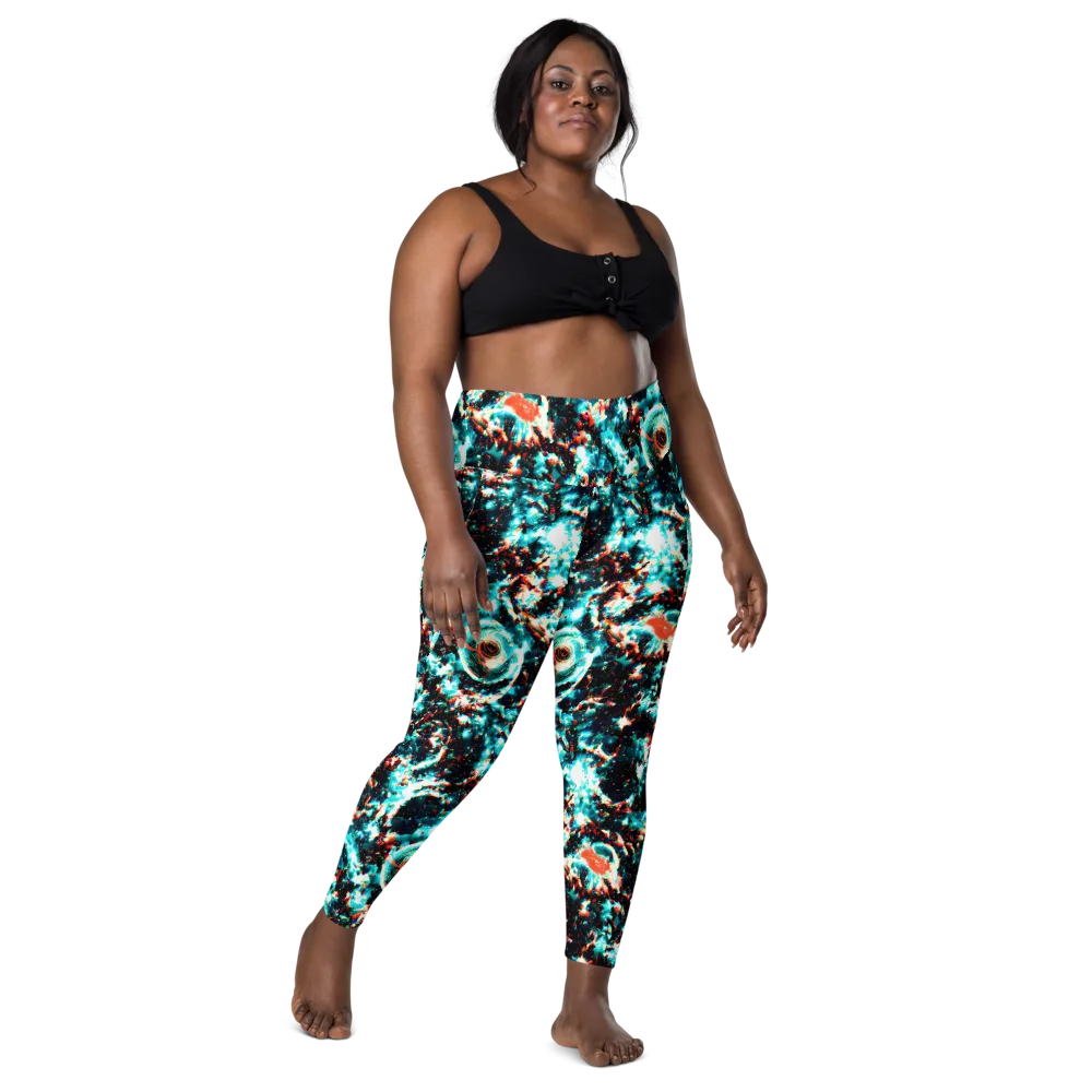 Whirlpool Dream on Leggings with Pockets — Front