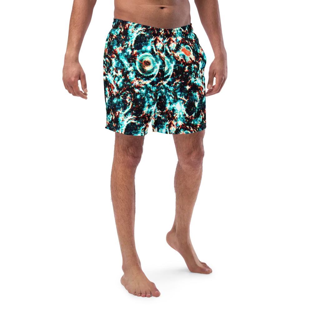 Whirlpool Dream on Swim Trunks — Front