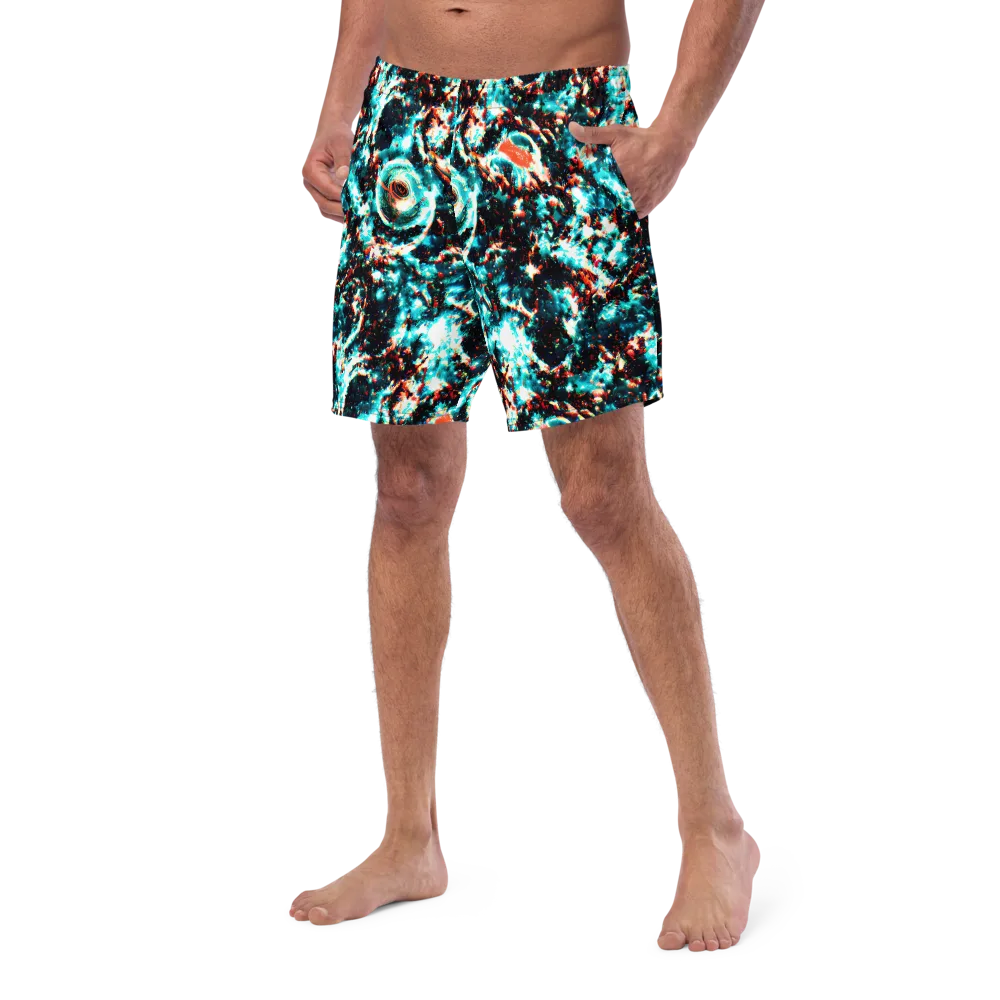 Whirlpool Dream on Swim Trunks — Left Front