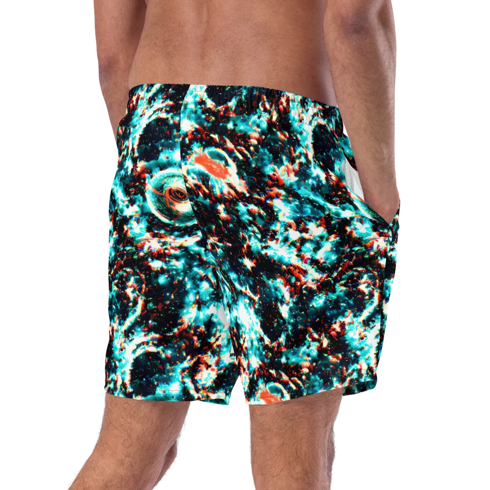 Whirlpool Dream on Swim Trunks — Right Back