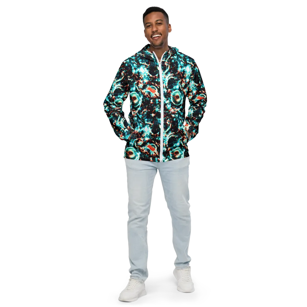 Whirlpool Dream on Men's Windbreaker — Front