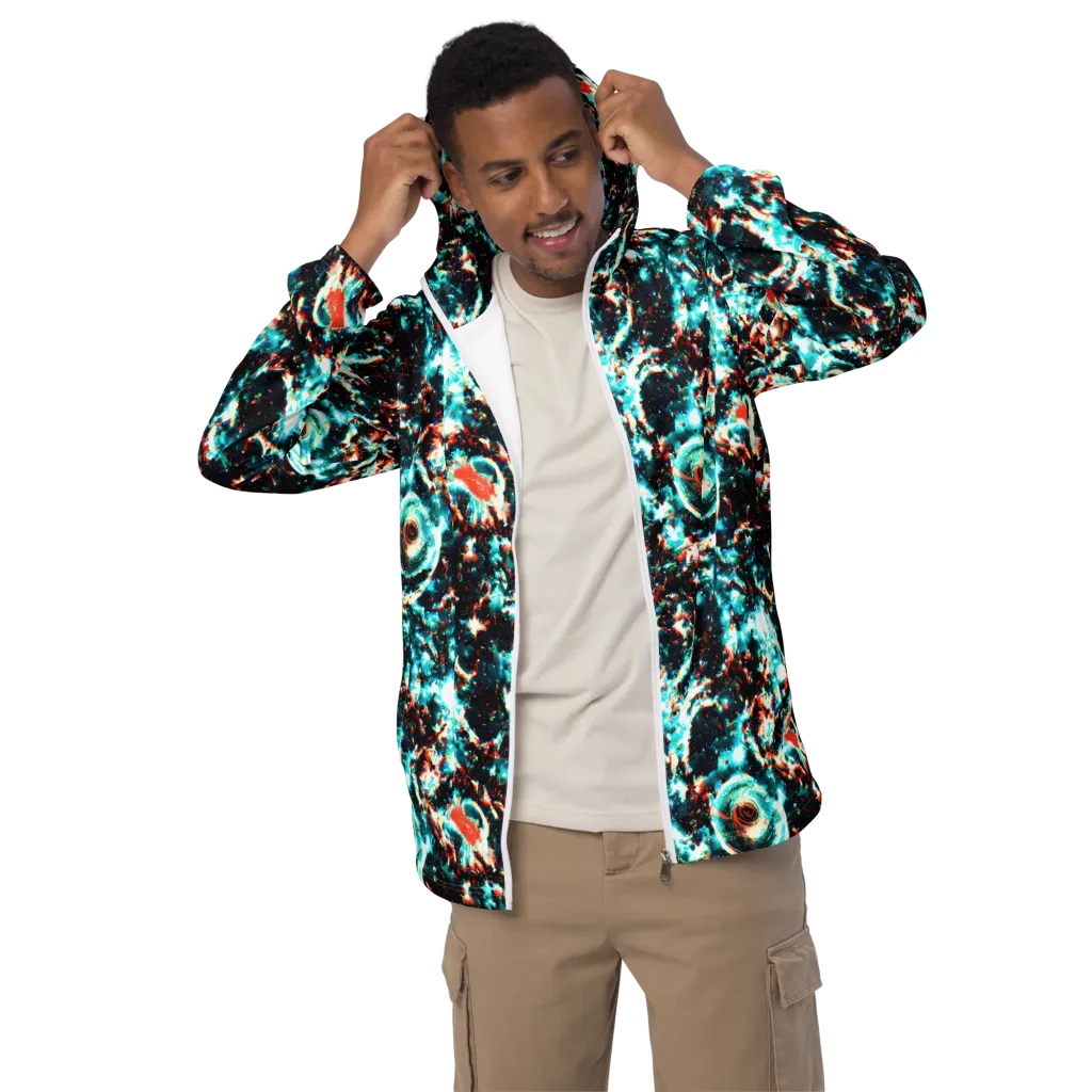 Whirlpool Dream on Men's Windbreaker — Front