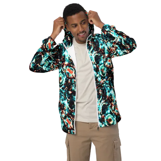 Whirlpool Dream on a Men's Windbreaker