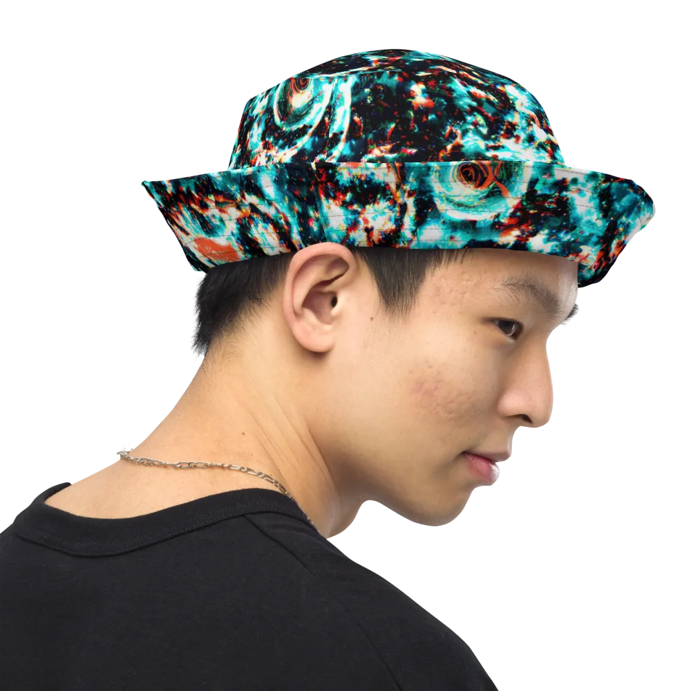 Whirlpool Dream on Reversible Bucket Hat — Right Outside