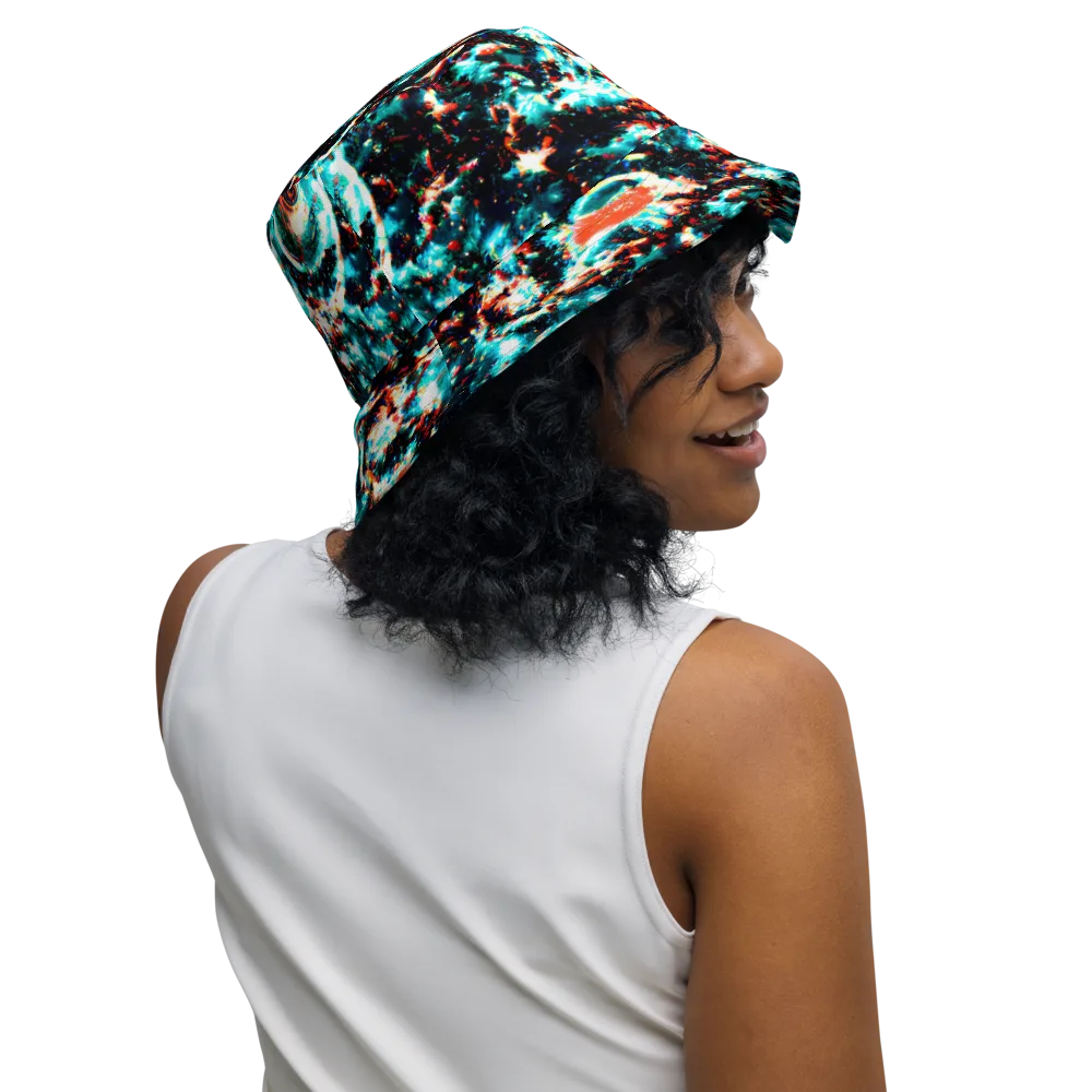 Whirlpool Dream on Reversible Bucket Hat — Right Outside