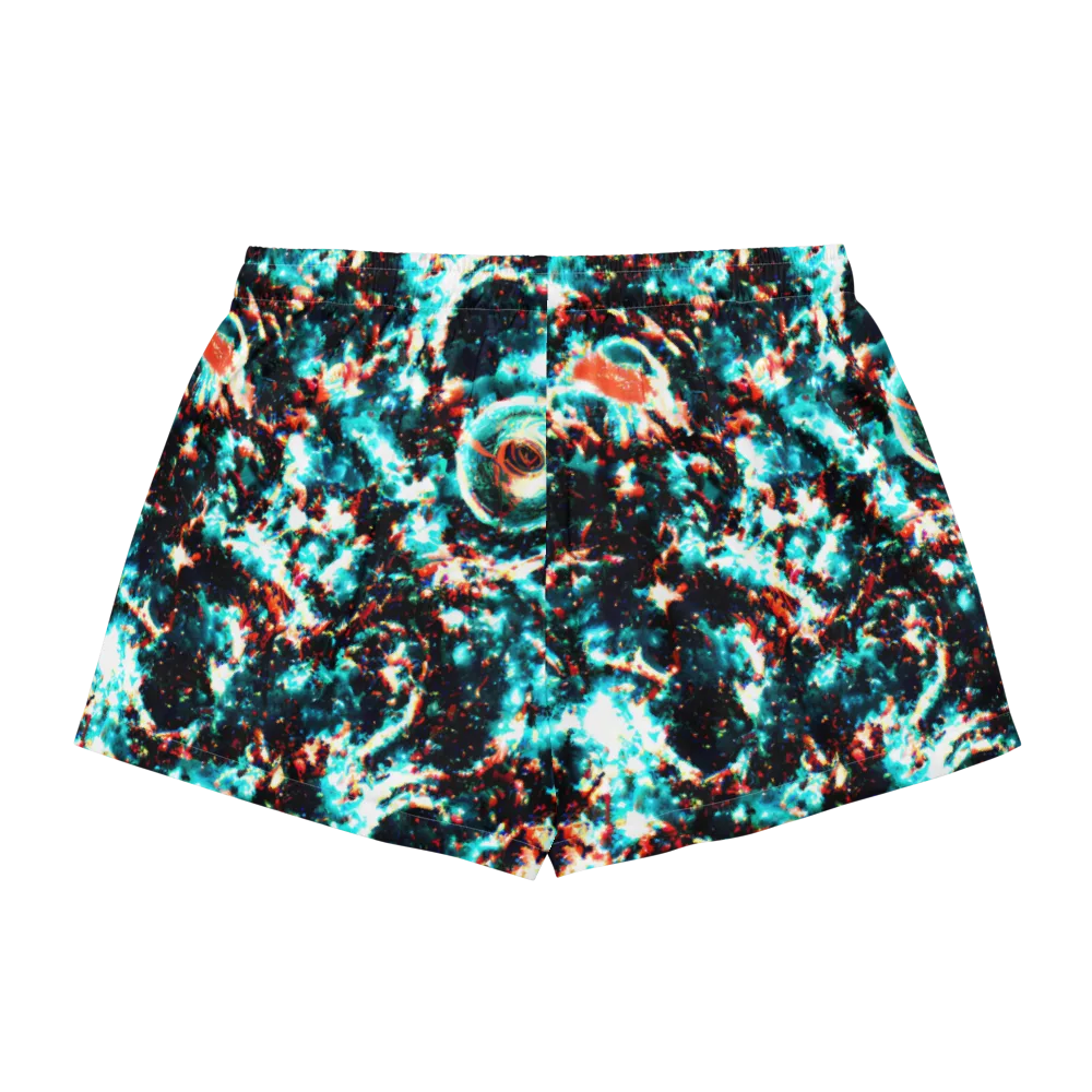 Whirlpool Dream on Women's Pajama Shorts — Back