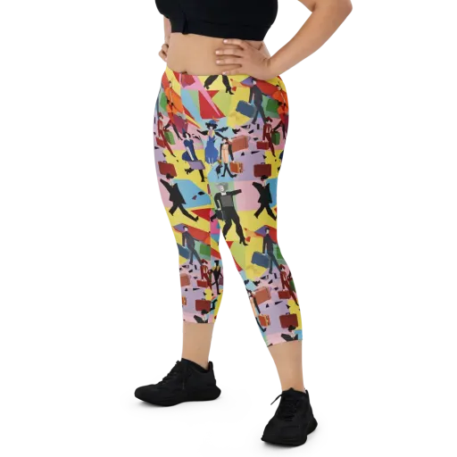Terminal Chic on a Capri Leggings