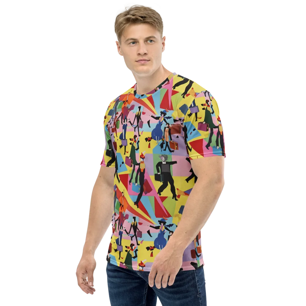 Terminal Chic on Men's Crew Neck T-Shirt — Left