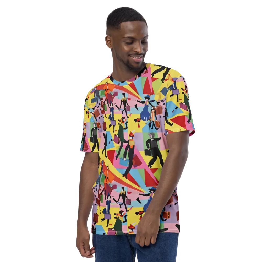Terminal Chic on Men's Crew Neck T-Shirt — Left