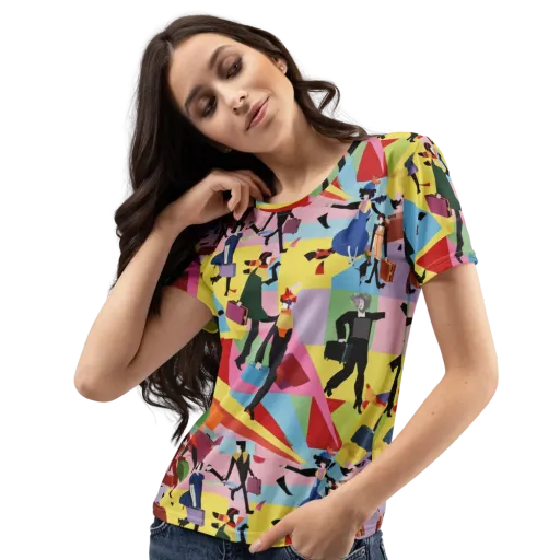 Terminal Chic on a Women's Crew Neck T-Shirt