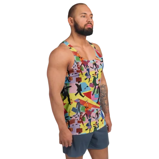 Terminal Chic on a Men's Tank Top