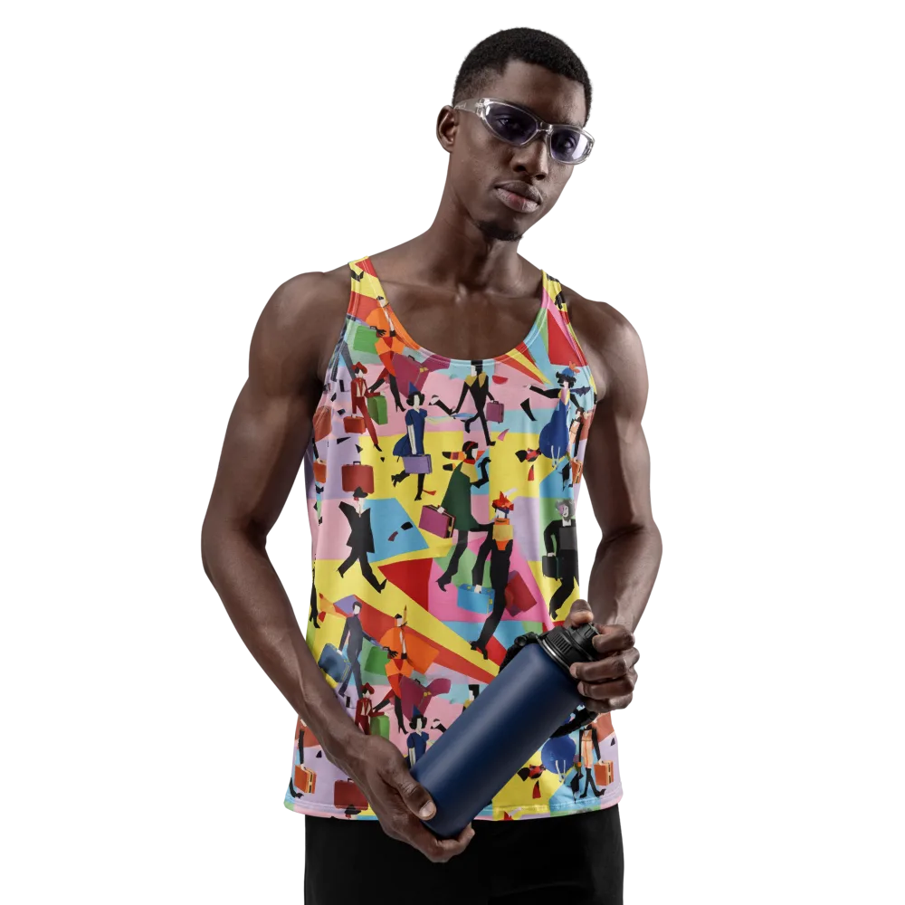 Terminal Chic on Men's Tank Top — Front