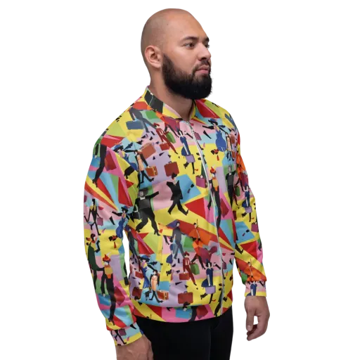Terminal Chic on a Bomber Jacket