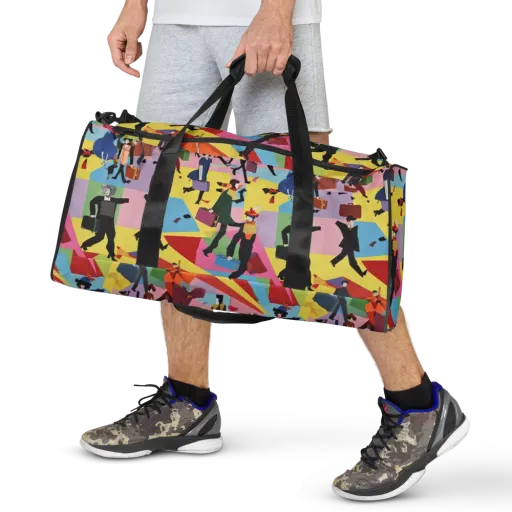 Terminal Chic on a Duffle Bag
