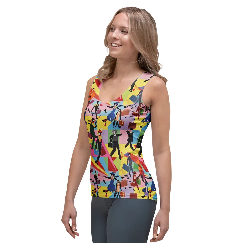 Terminal Chic on Women's Tank Top — Left Front