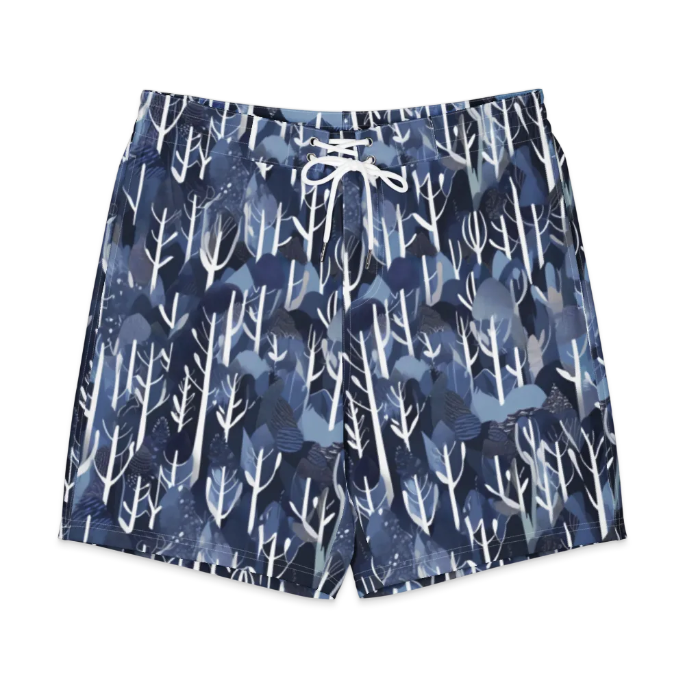 Midnight Grove on Men's Board Shorts — Front