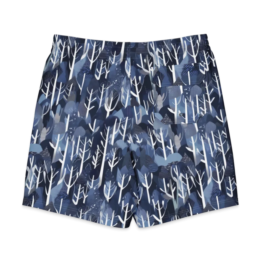 Midnight Grove on Men's Board Shorts — Back