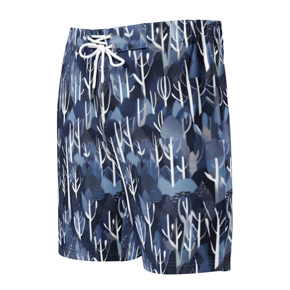 Midnight Grove on Men's Board Shorts — Front