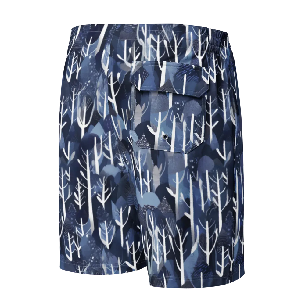 Midnight Grove on Men's Board Shorts — Back