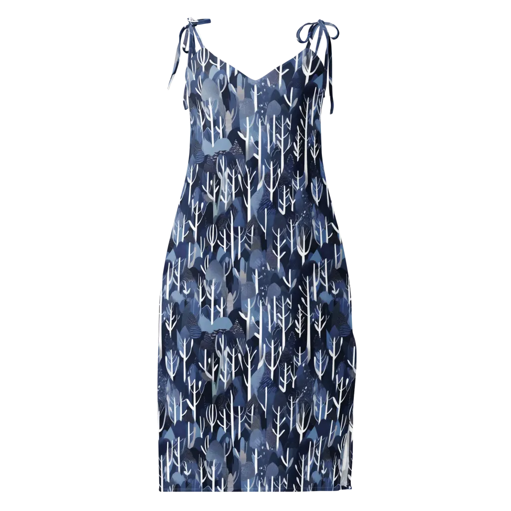 Midnight Grove on Slip Dress — Front