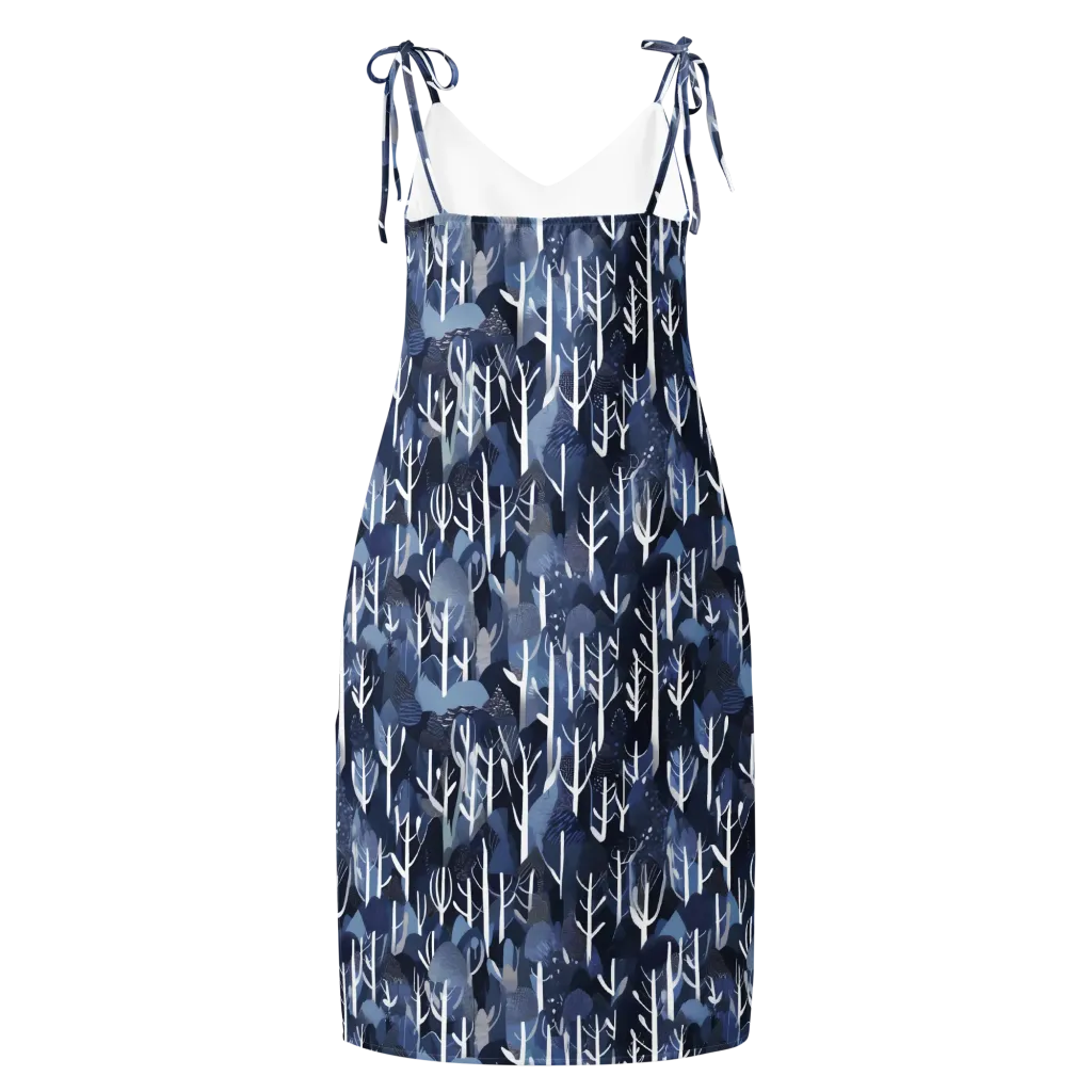 Midnight Grove on Slip Dress — Back