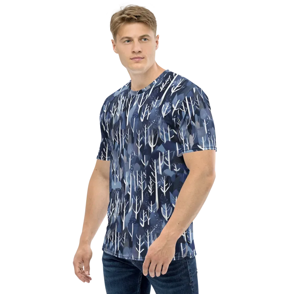 Midnight Grove on Men's Crew Neck T-Shirt — Left