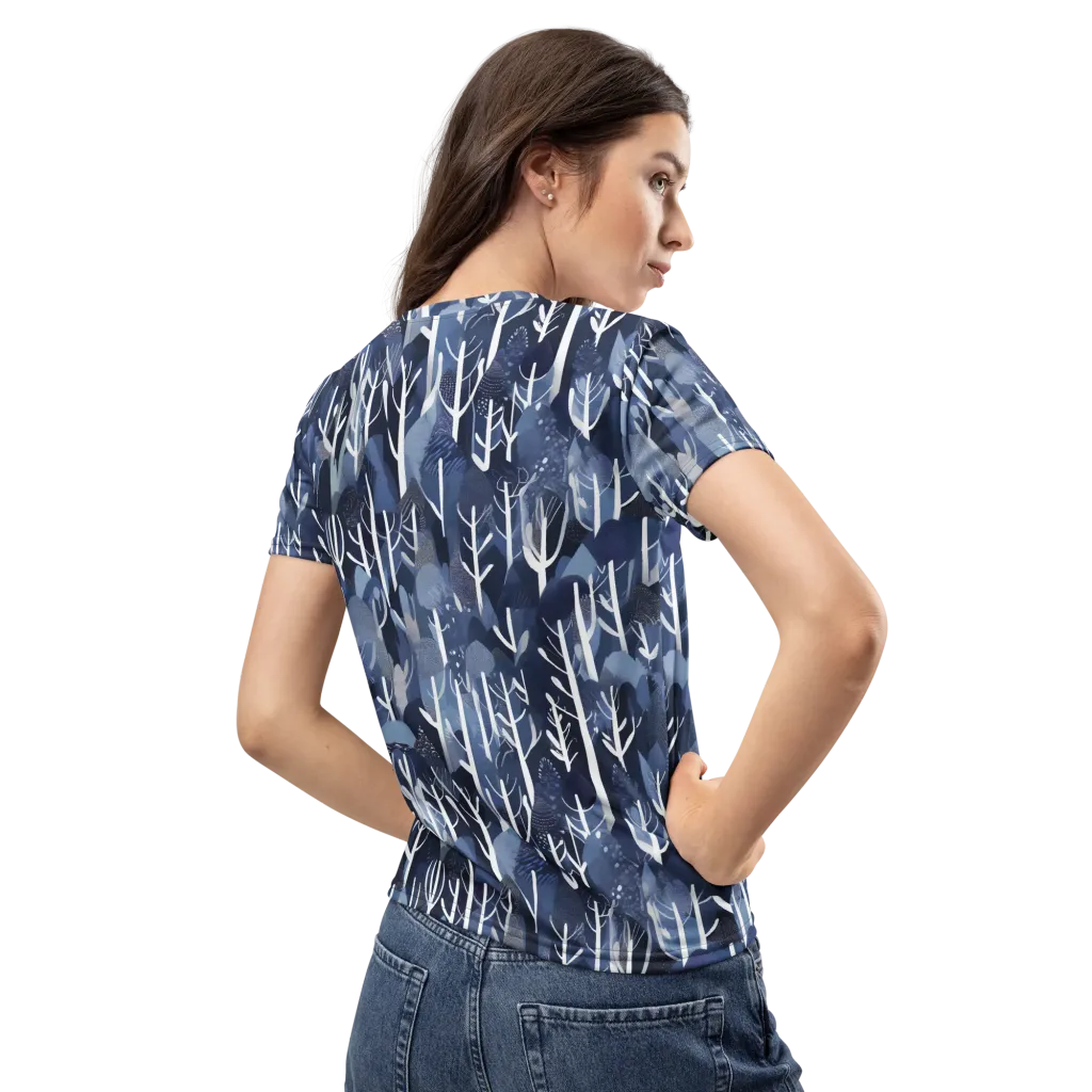 Midnight Grove on Women's Crew Neck T-Shirt — Back