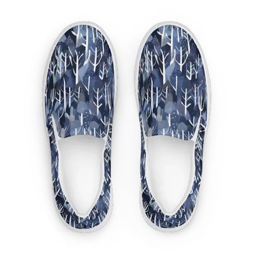 Midnight Grove on a Women's Slip-On Canvas Shoes